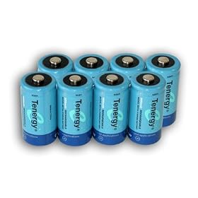 Buy 8 pcs of Tenergy D Size 10 000 mAh high capacity high rate NiMH Rechargeable... by Tenergy now!