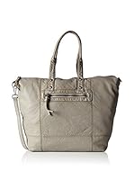 L.CREDI Bolso asa de mano Carla (Gris)