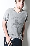 Converse by John Varvatos - Men's SS Motorcycle Graphic Crew (Heather Grey)