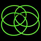 22 Glowsticks Glow Stick Necklaces GREEN (50 necklaces)