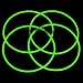 22 Glowsticks Glow Stick Necklaces GREEN (600 Necklaces)