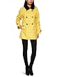 YUMI ORIGINAL - Blouson - Femme - Marron (Mustard) - FR : 36 (Taille fabricant : 8)