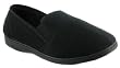 Knights Lynx Men's Fleece Slippers - Black