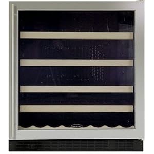 Marvel Chateau Collection Series: 8SBAREL 30'' Dual Zone Beverage and Wine Refrigerator with 19-Bott