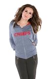 Kansas City Chiefs Women's Tried and True Tri-Blend Full-Zip Hoodie - by Alyssa Milano