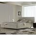 Rossetto Alix Contemporary Tall Leather Platform Bed