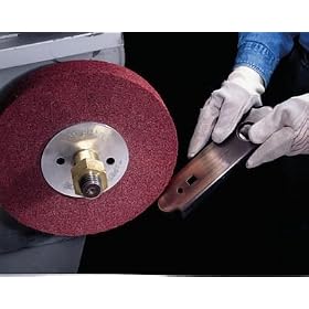 3M ABRASIVES 048011-01863 SCOTCH BRITE METAL FINISHING WHEEL 6x1x1 MAROON by