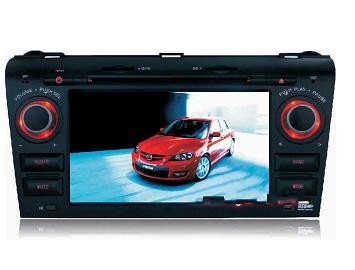 For Mazda 3 7 Inch digital touchscreen Special In-Dash Car DVD Player with GPS Navigation system Support Bluetooth TV iPod FM/AM USB SD