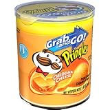 Pringles Potato Crisps, Cheddar Cheese, 1.41 oz (Pack of 48)