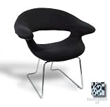 Walker Edison Furniture CH38DT Ultra Soft Studio Chair Dalmation (set of 2)