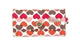 Roxy Large Travel Wallet Purse - Winkles Hearts