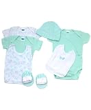 Seven-Piece Newborn Gift Set by Bon Bebe - neutral, nb