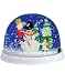 New 2 Christmas Holiday Ornament Snowman Snow Globe