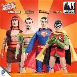 super friends retro 8 inch action figures series one, full set by SuperFriends