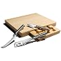 Pinzon Cheese Knives and Board Set