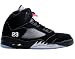 Nike Air Jordan 5 Retro Mens Basketball Shoes 2011 [136027-010] Black/Varsity Red-Metallic Silver Mens Shoes 136027-010-10