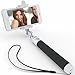 Volsey VS1 Built-in Bluetooth Remote Shutter Selfie Stick for iPhone and Android Smartphones - Black