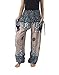 Lannaclothesdesign Women's Smocked Rose Circle Two Pockets Boho Yoga Pants