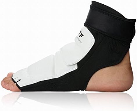 TIMEOW Taekwondo Foot Protector TKD WTF Standard White S to XXL (L)