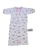 ANNA\'S Preemie 100% Exquisite Peruvian Cotton Lambs, Teddy Bears and Giraffes Gown with Front Opening