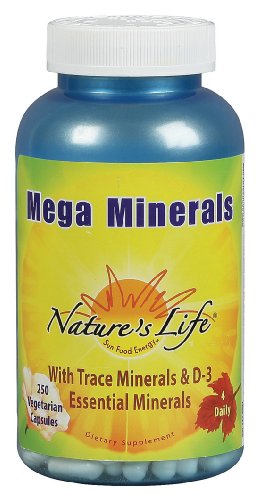 Nature's Life - Mega Minerals-Full Range, 250 capsules