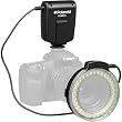 Polaroid LED Macro Ring Flash & Light For The Nikon D40, D40x, D50, D60, D70, D80, D90, D100, D200, D300, D3, D3S, D700, D3000, D5000, D3100, D7000, D5100, D4, D800, D800E Digital SLR Cameras (Will Fit 52,55,58,62,67,72,77mm Lenses)