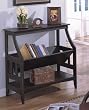 NEW MODERN MAGAZINE TABLE WITH BOOKSLOTS