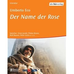 Der Name der Rose, 4 Cassetten