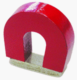 Master Magnetics 7279 Red Alnico Horseshoe Magnet No. 2 Pull