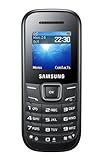 Samsung E1200 Handy (3,9 cm (1,52 Zoll) Display, Dual-Band, Worterkennung) black
