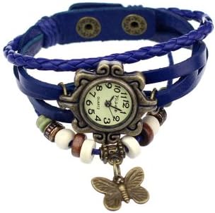 Nicerocker Hot Newest Quartz Fashion Weave Around Leather Bracelet Lady Woman Wrist Watch