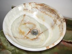 White Onyx Bathroom Sink Vessel Style or Undermount Super Low Prices