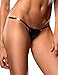 Dong Dian Women's Shiny Micro Panties Club Wear G-String Thong