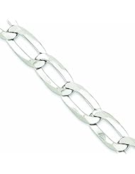 Genuine .925 Sterling Silver 12.35mm Bracelet 39.9 Grams 9.5 Inch Length. 100% Satisfaction Guaranteed.