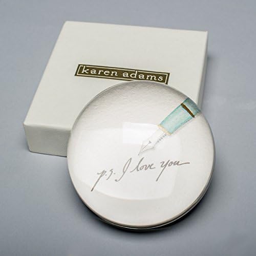 Karen Adams PS I Love You Paperweight