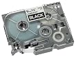 Brother TZ325 3/8in Labeling Tape (26.2ft, White on Black)