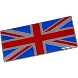 Amazon Com British Flag Union Jack Oval Shape Metal Car