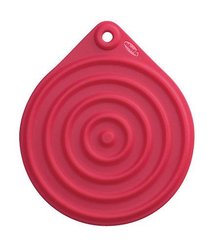 Kai Europe TRVT-260CH Chef'n DiscGo Topflappen magnetisch und Untersetzer, Kirsch