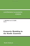 Economic modeling in the Nordic countries