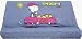 Snoopy "Boat" Rear Bench Seat Cover - Blue