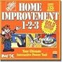 Home Imrovement 1-2-3 Gold Edition (Win XP/2000 & Mac Version) - CD-ROM - More than 250 Projects