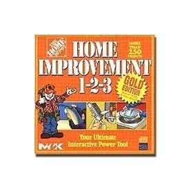 Home Imrovement 1-2-3 Gold Edition (Win XP/2000 & Mac Version) - CD-ROM - More than 250 Projects