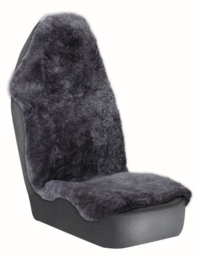 Genuine Sheepskin Charcoal Bucket Seatcover