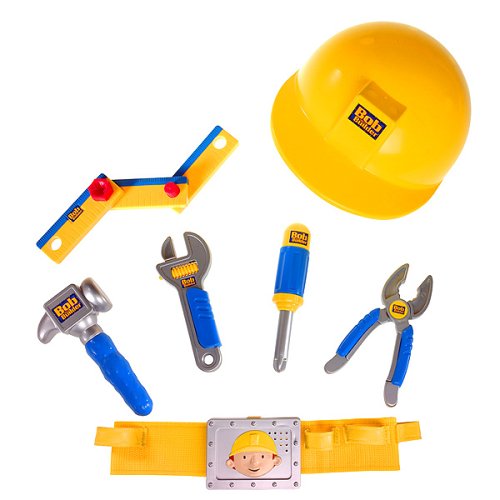 Deluxe Talking Tool Belt Set with Helmet