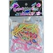 Army Weapons Shaped Glow In The Dark Rubber Band Bracelets, One Dozen Bandz