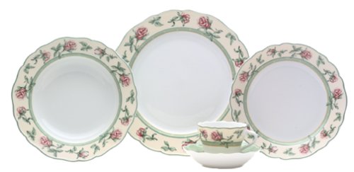 Hutschenreuther Parklane 5-Piece Place Setting, Charming Rose