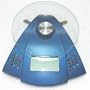NewLine Digital Glass Nutrition Calculator Diet Food Scale, Blue
