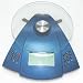 NewLine Digital Glass Nutrition Calculator Diet Food Scale, Blue