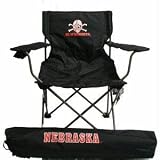 Nebraska Cornhuskers NCAA Ultimate Adult Tailgate Chair (Blackshirts)