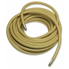 GoodYear 045 3/8-Inch x 50 Safety Yellow Rubber Hose 3/8 -Inch by 50-Feet 250 PSI With 1/4-Inch Ends